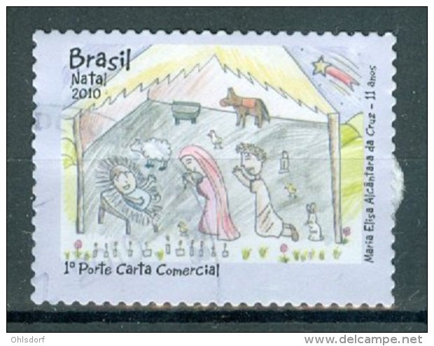 BRASIL 2010: Mi 3855, Christmas, O - FREE SHIPPING ABOVE 10 EURO - Oblitérés