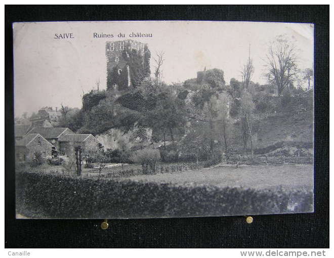 Co- 218 /  Liège - Blégny, Saive : Les Ruines Du Vieux Château / Circulé 1922 - Blegny