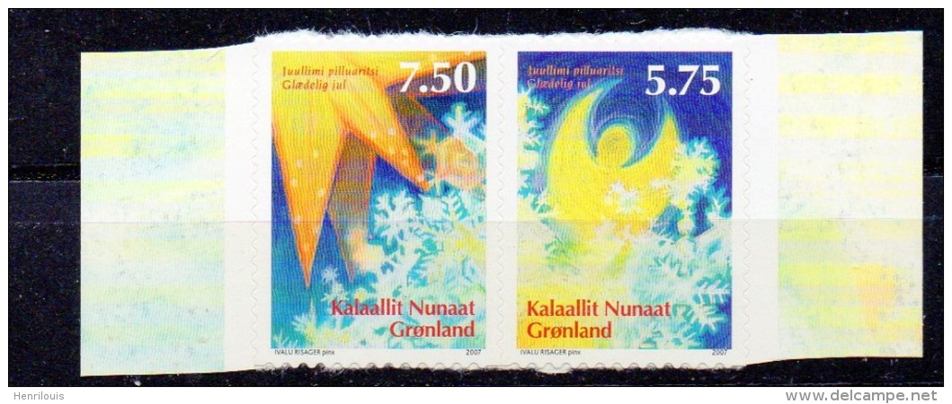 GROENLAND   Timbres Neufs ** De 2007  ( Ref 52 A )  Noël - Ungebraucht