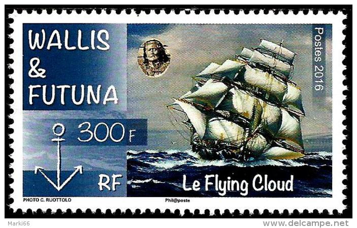 Wallis And Futuna - 2016 - The Flying Cloud Sailing Boat - Mint Stamp - Neufs