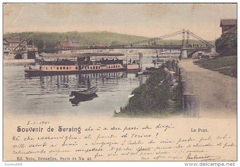 Souvenir De Seraing - Le Pont (colorisée, Précurseur, Animée) - Seraing