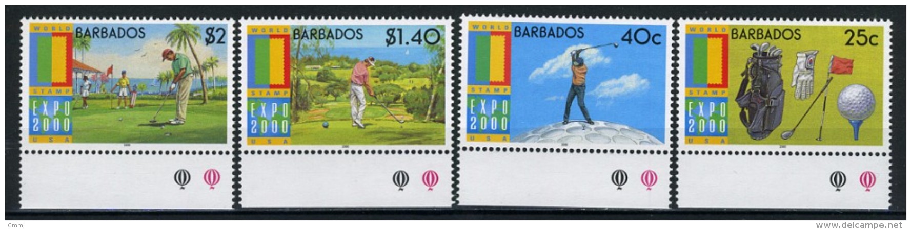 2000 -  BARBADOS  - Catg. Mi.  989/992 - NH - (G-EA - 14) - Barbados (1966-...)