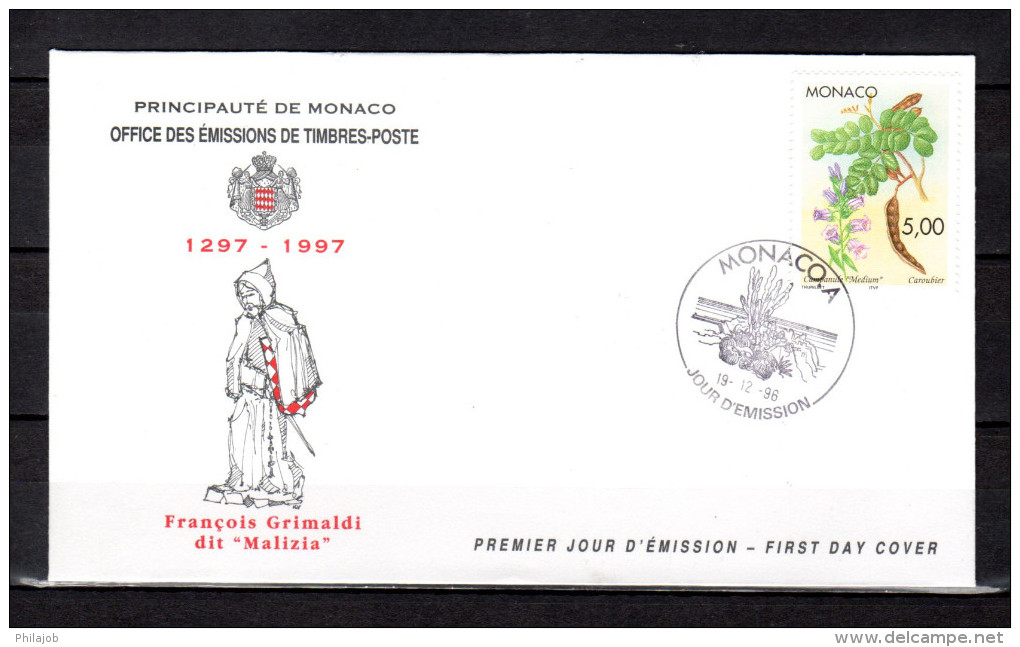 Enveloppe 1er Jour De 1996 " VEGETAUX NATIONAUX " N° YT 2081. Parfait état. FDC - FDC