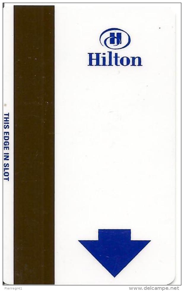 CLE-HOTEL-MAGNETIQUE-HILTON-PUB JOURNAL WALL STREET-R° Légérement Jauni-TBE-TRES RARE- - Hotel Key Cards