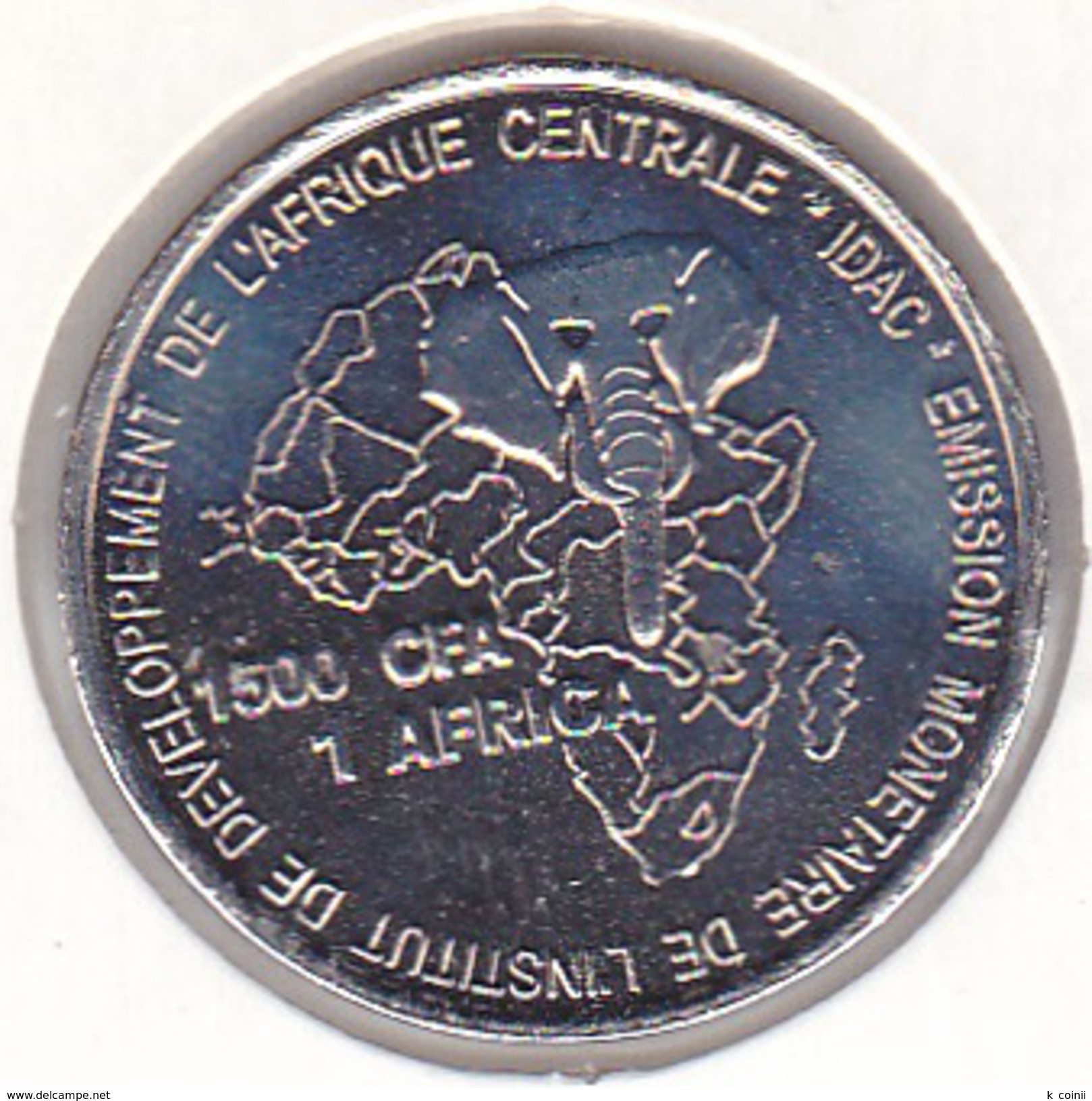 Congo 1500 CFA 2005 UNC - Congo (République Démocratique 1998)