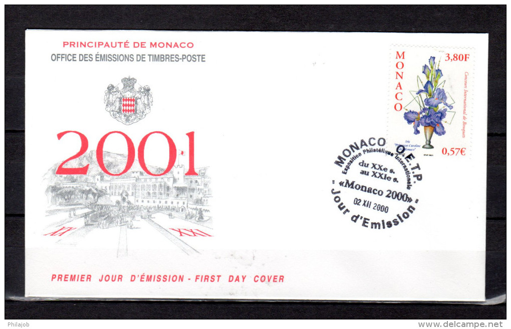 Enveloppe 1er Jour De 2000 2001 " CONCOURS INTERNATIONAL DE BOUQUET " N° YT 2282. Parfait état. FDC - FDC