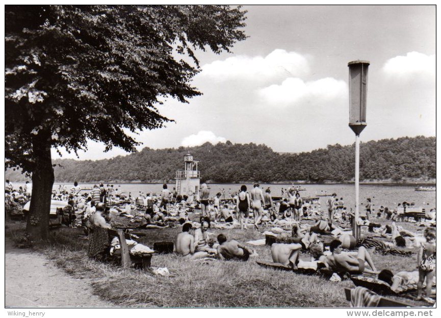 Werdau Langenhessen - S/w Sommerbad An Der Koberbachtalsperre - Werdau