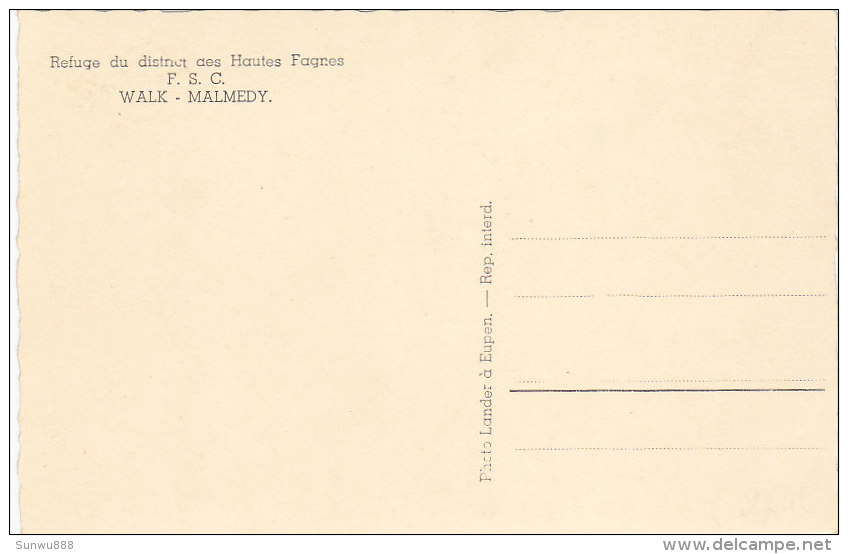 Walk Malmedy - Refuge Du Dsitrict Des Hautes Fagnes - Malmedy