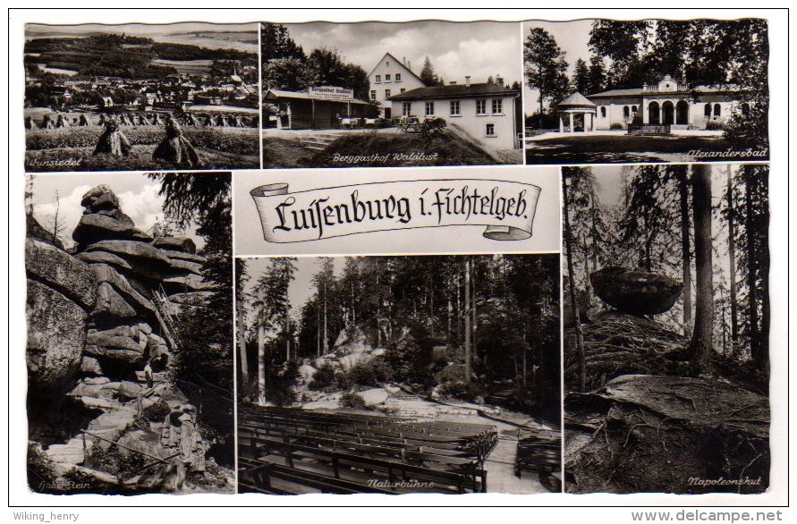 Wunsiedel Luisenburg - S/w Mehrbildkarte 1 - Wunsiedel