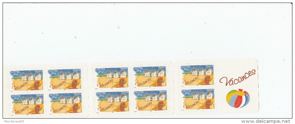 CARNET 10 TIMBRES ADHESIFS VALIDITE PERMANENTE VACANCES  2005 NEUF** BC53  BC 53                TDA144 - Commémoratifs