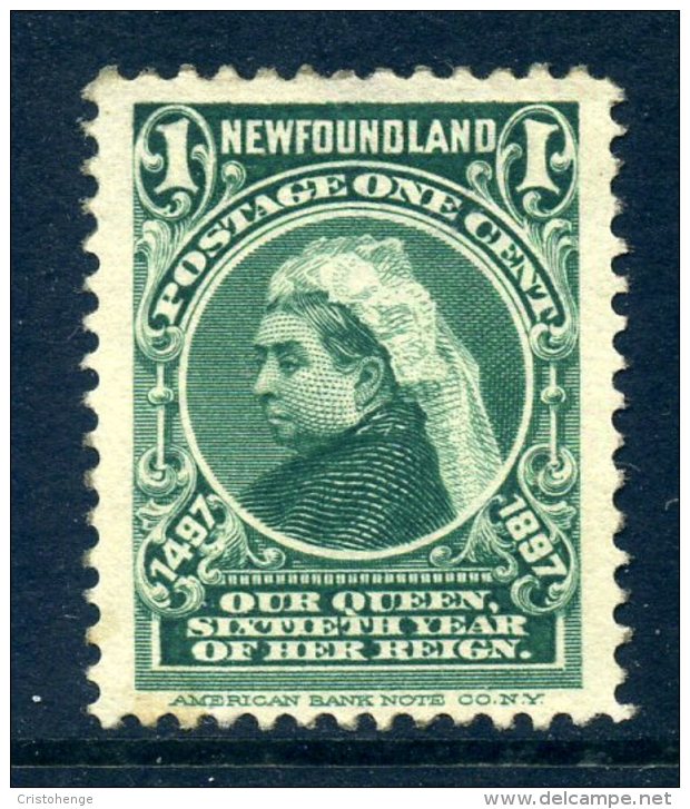 Newfoundland 1897 400th Anniversary Of Discovery Of Newfoundland - 1c Queen Victoria HM (SG 66) - 1865-1902