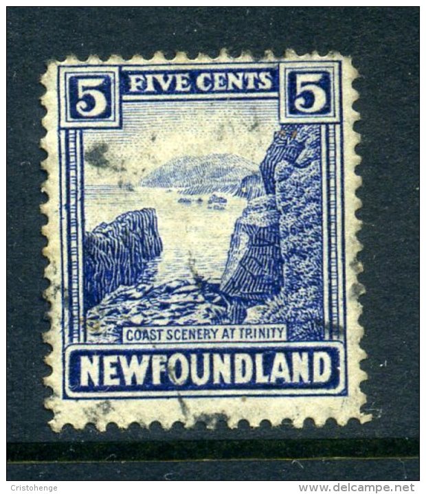 Newfoundland 1923-24 Definitives - 5c Coast At Trinity Used (SG 153) - 1908-1947