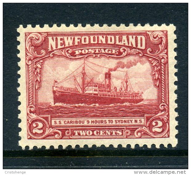 Newfoundland 1928-29 Publicity Issues - 2c S.S. Caribou HM (SG 165) - 1908-1947