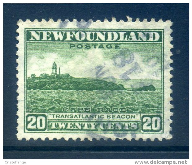 Newfoundland 1941-44 KGVI Definitives (P.12½) - 20c Transatlantic Beacon Used (SG 286) - 1908-1947