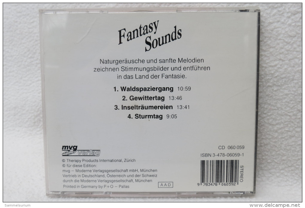 CD "Fantasy Sounds" Entspannen Durch Die Kraft Der Fantasie - Sonstige & Ohne Zuordnung