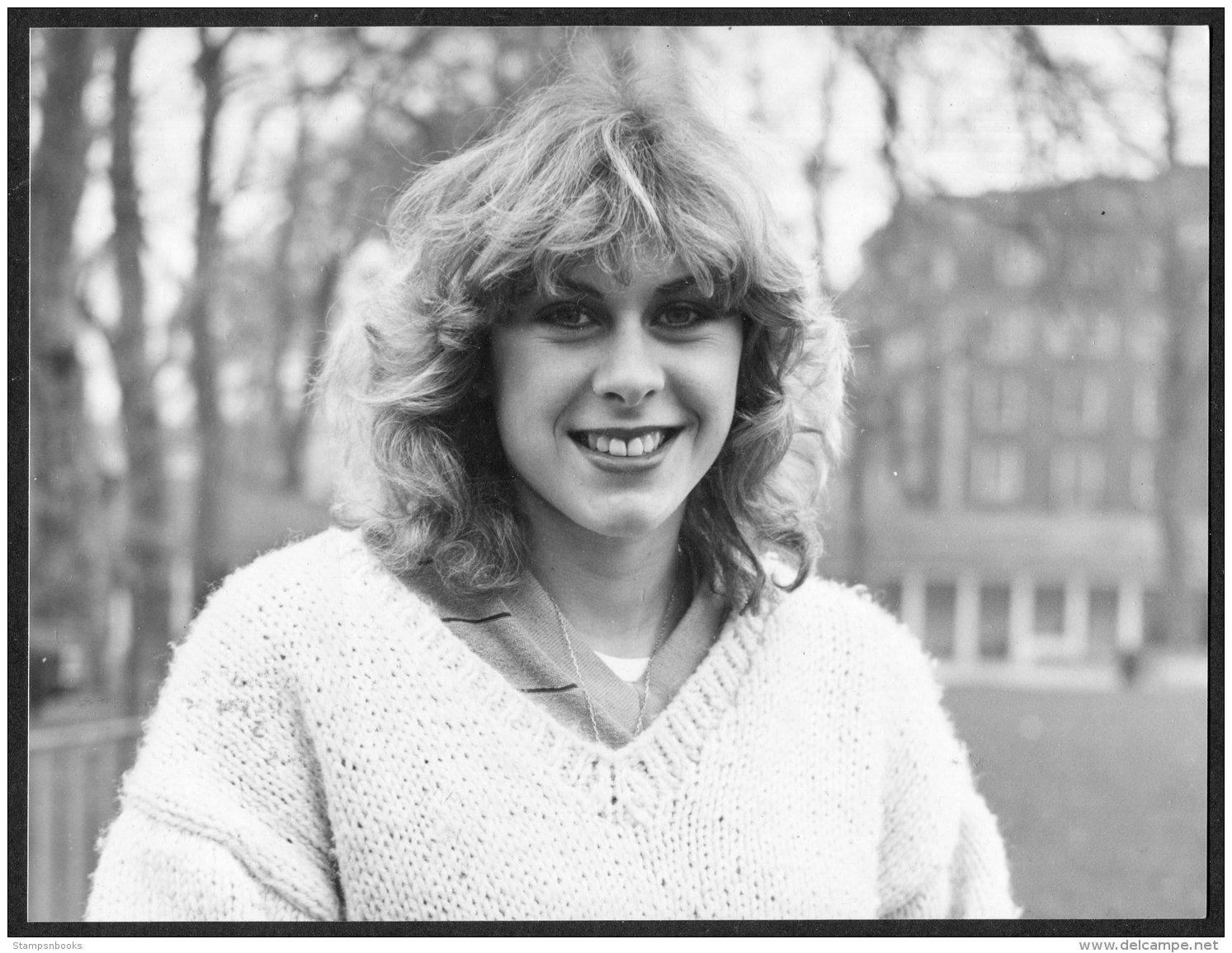 1982 Press Photo - Sharron Davies British Olympic Swimmer (20cm X 15cm) - Famous People