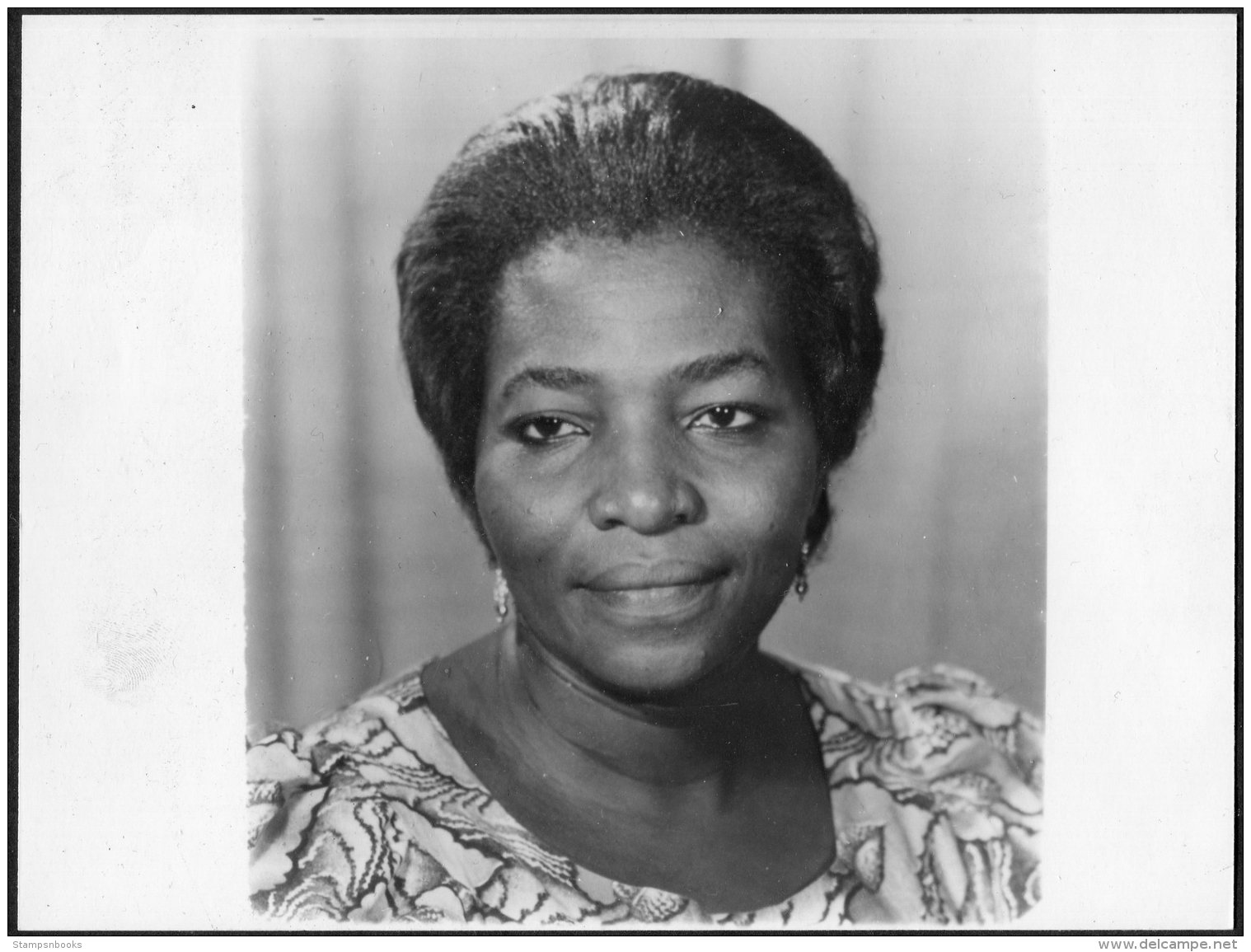 1981 Press Photo - Ghana, Adisa Munkaila, Labour &amp; Social Reform Minister, Politics (20cm X 15cm) - Famous People