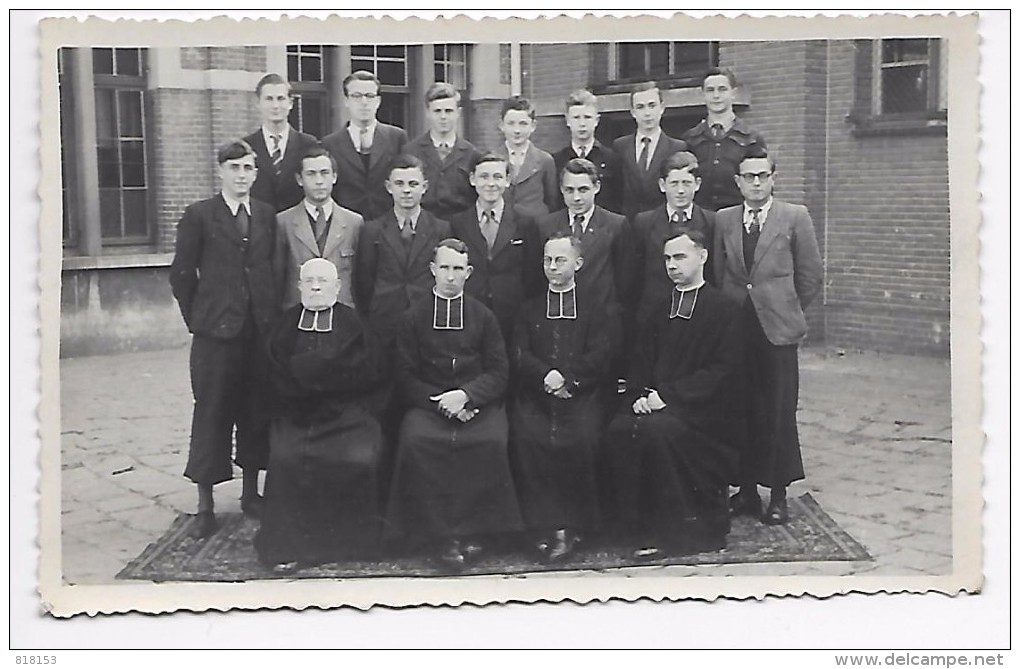 Boechout : St-Gabrielcollege 1945-1946 III De Moderne (fotokaart Met Namen Op Achterzijde) - Böchout