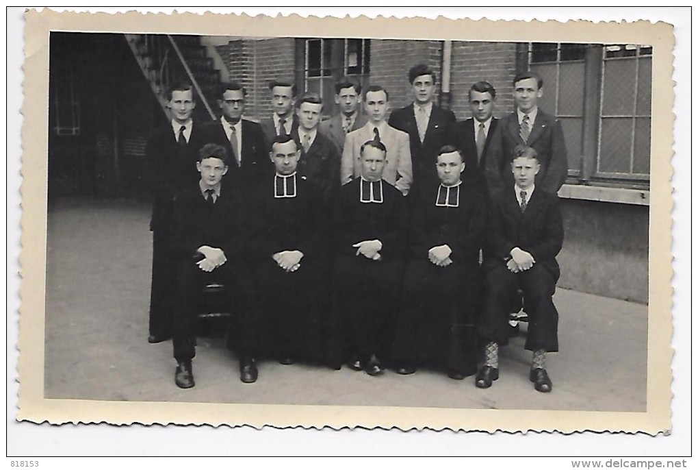 Boechout : St-Gabrielcollege 1946-1947  2° Wetenschappelijke (fotokaart Met Namen Op Achterzijde) - Boechout