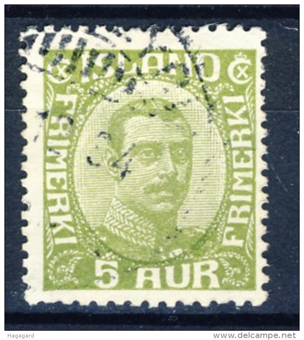 ##Iceland 1921. Michel 99. Cancelled - Gebruikt