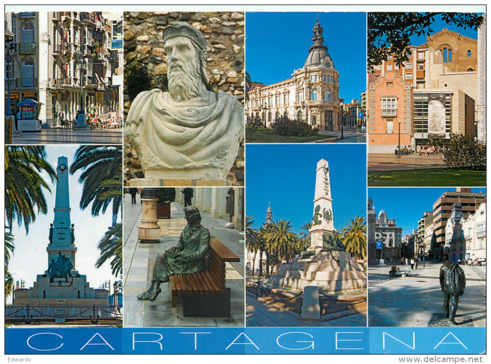 Cartagena, Spain Postcard Posted 2013 Stamp - Murcia