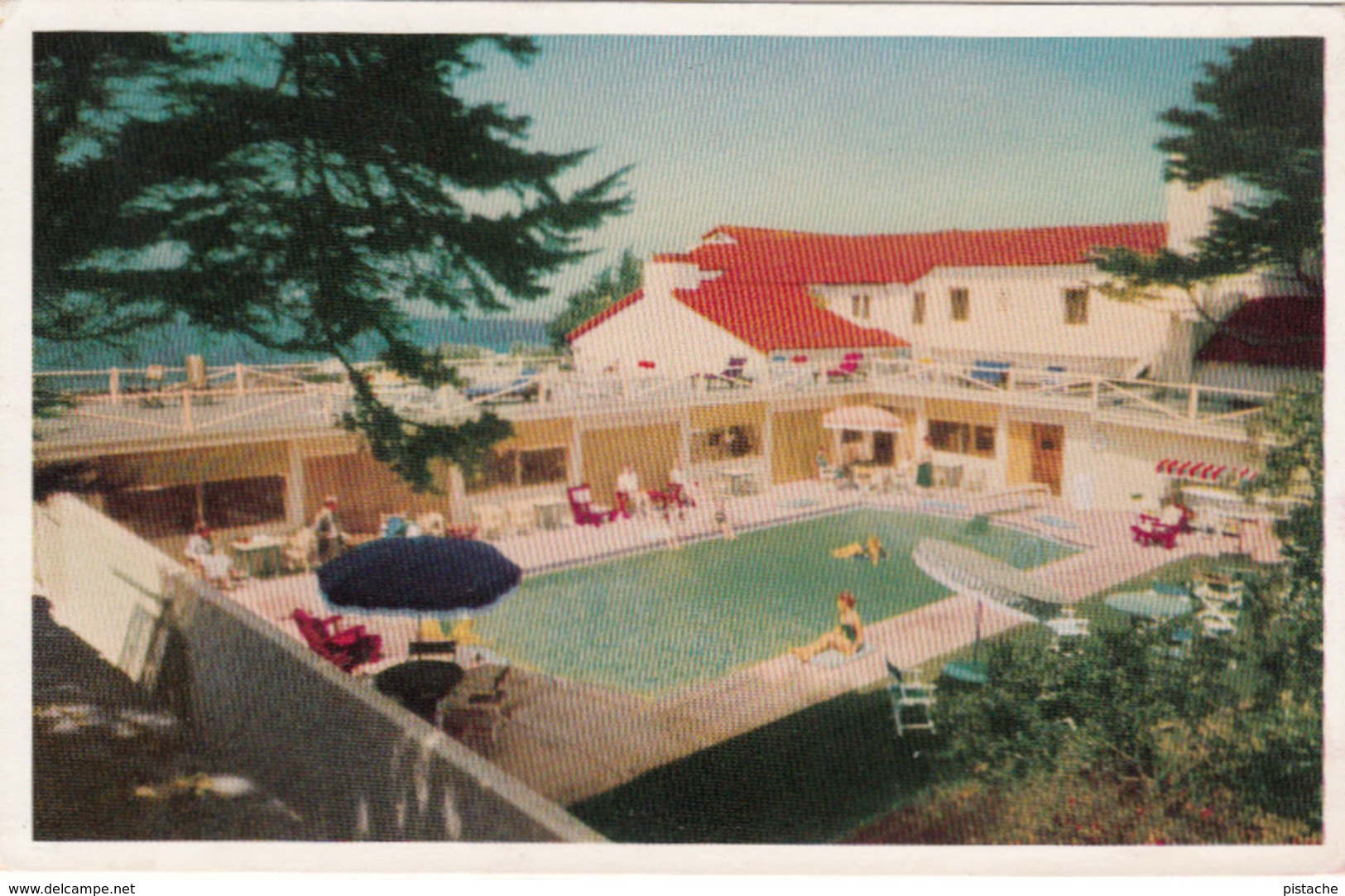 San Diego California - Casa De Manana Hotel - La Jolla Village - Very Good Condition - 2 Scans - San Diego