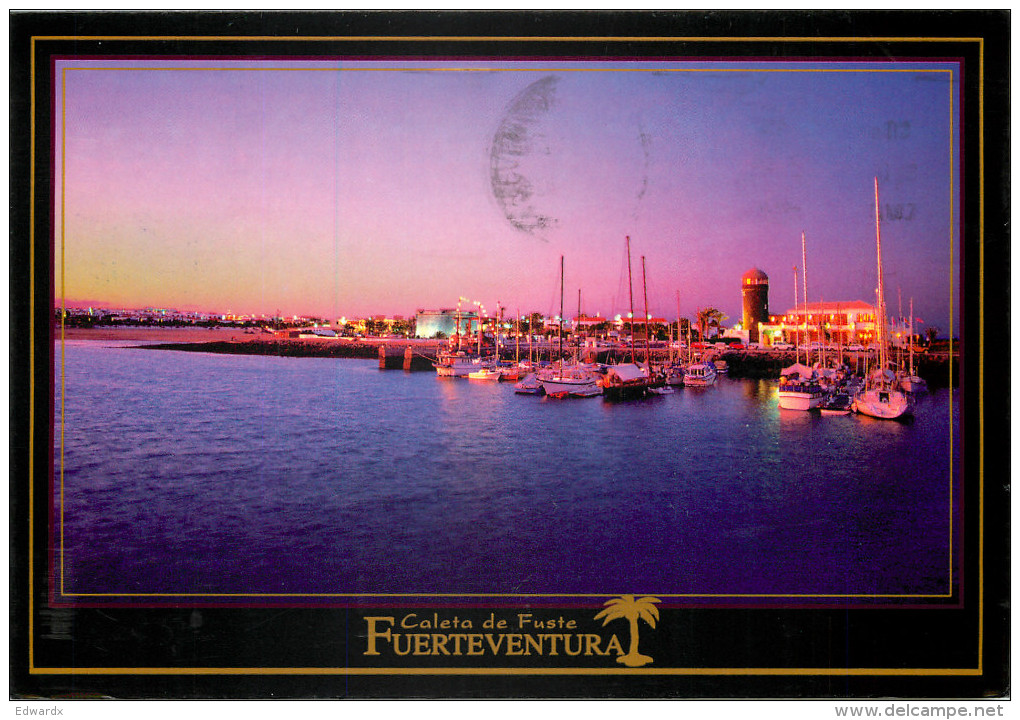 Caleta De Fuste, Fuerteventura, Spain Postcard Posted 1996 Stamp - Fuerteventura