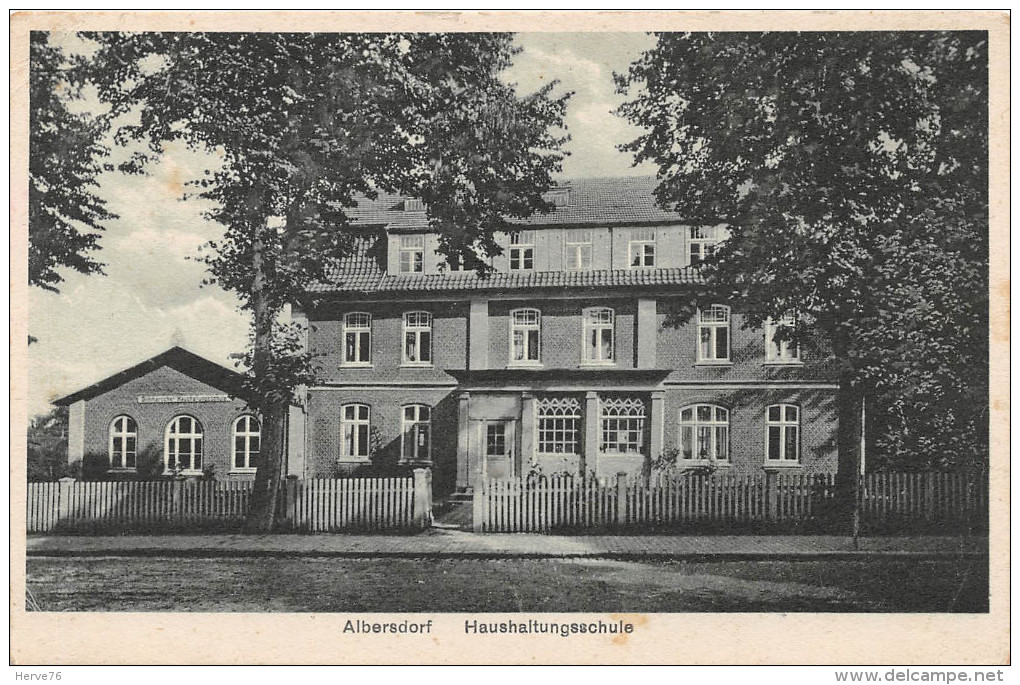 ALLEMAGNE - ALBERSDORF - Haushaltungsschule - Autres & Non Classés