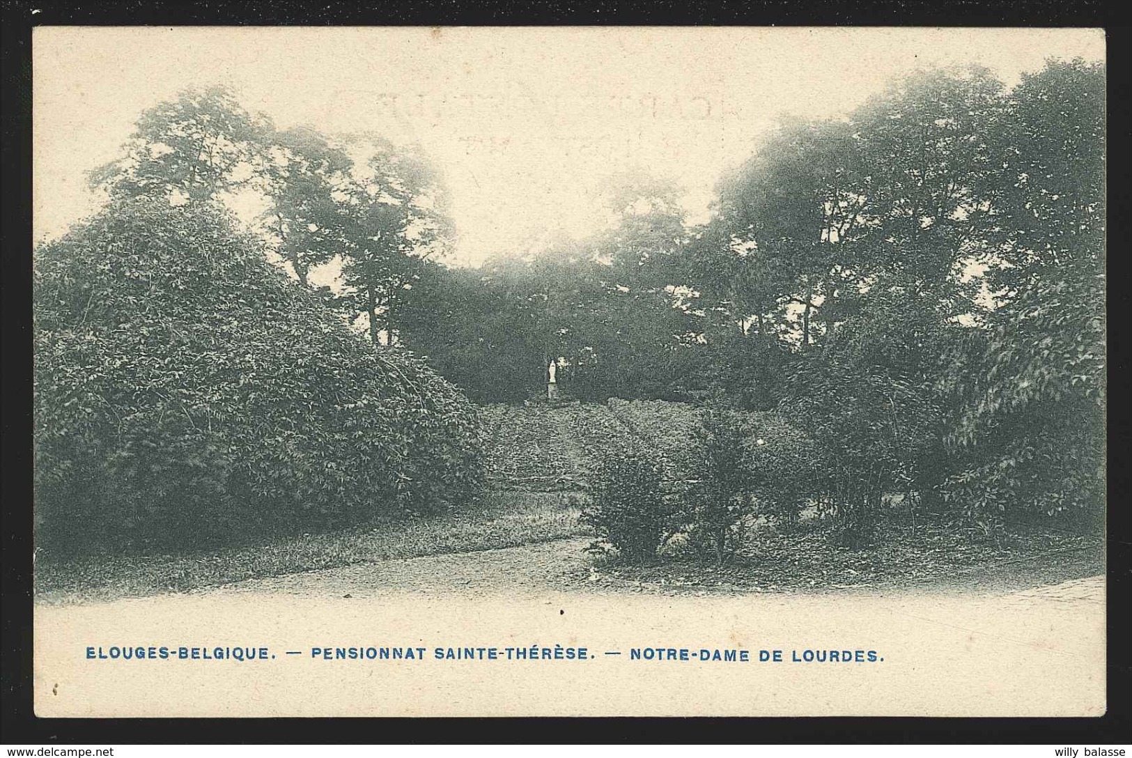 +++ CPA - ELOUGES - Pensionnat Ste Thérèse - Notre - Dame De Lourdes - Bertels   // - Dour