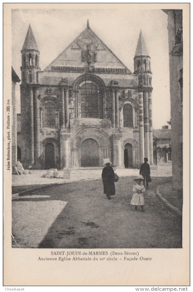 Saint-Jouin-de-Marnes - Ancienne Eglise Abbatiale Du XIe Siècle - Saint Jouin De Marnes