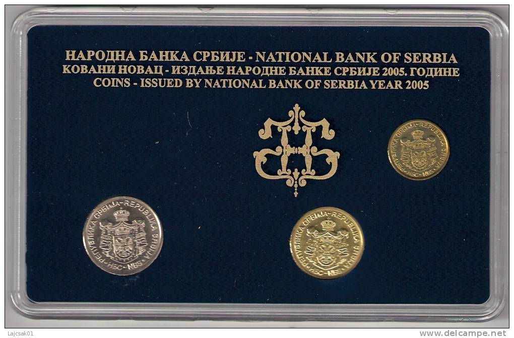 Serbia 2005. Official Mint Set Of The National Bank Of Serbia Coin Set - Servië