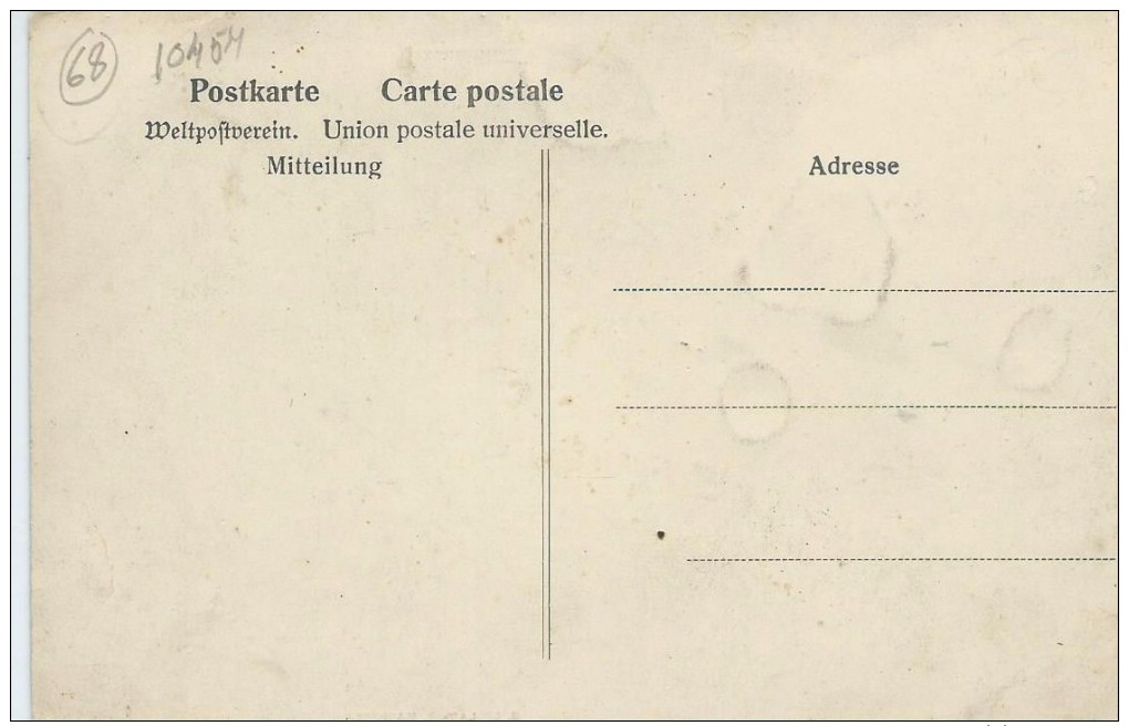 68, Haut-Rhin, RIQUEWIHR, 1045 Habitants, Chalet Meyer, Scan Recto-Verso - Riquewihr