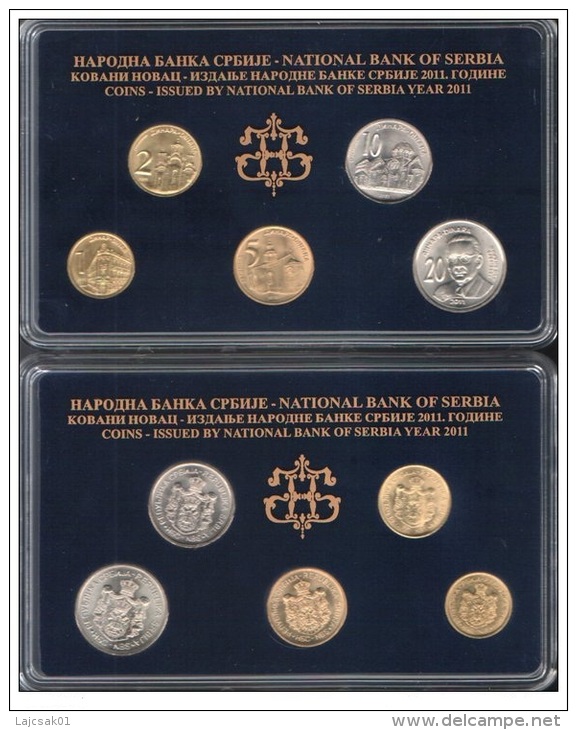 Serbia 2011. Official Mint Set Of The National Bank Of Serbia Coin Set - Serbie