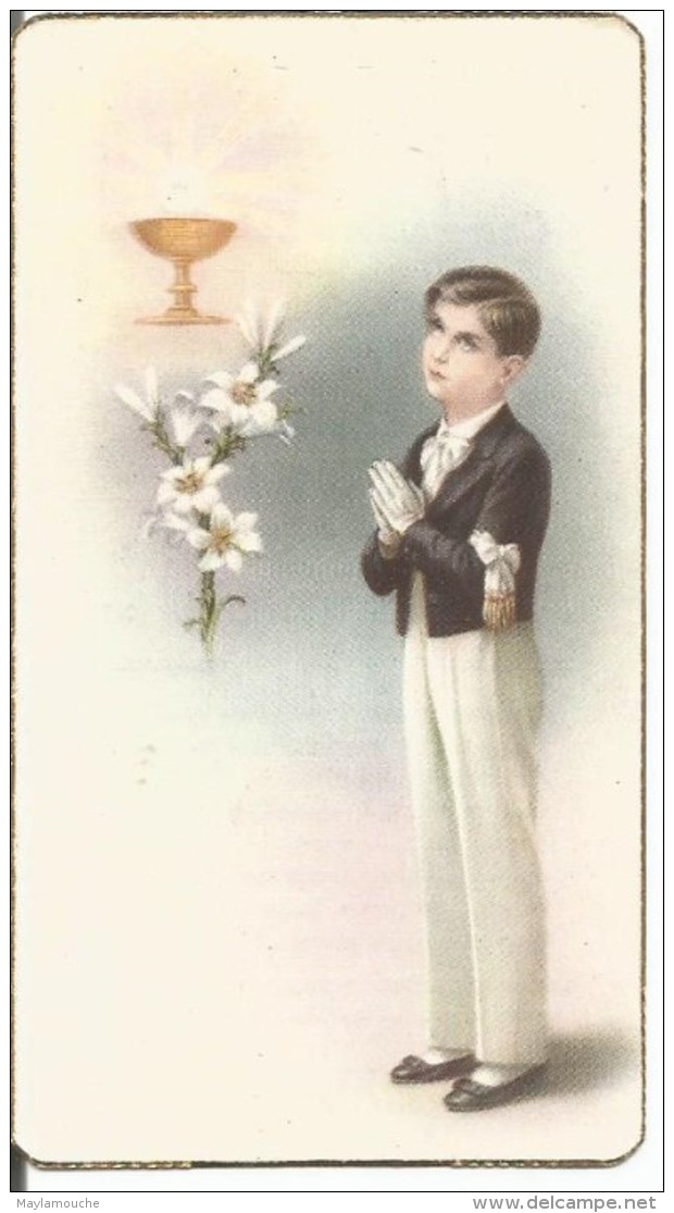 Fecher ( Souvenir Communion  Rene Denoel 1943 - Soumagne