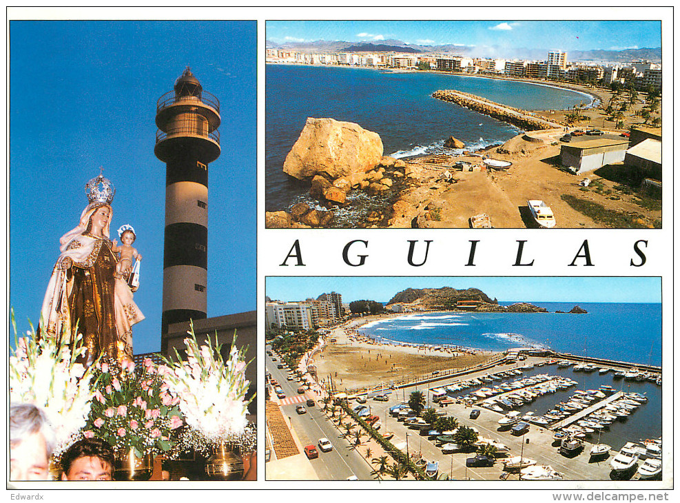 Aguilas, Spain Postcard Posted 2004 ATM Meter - Murcia