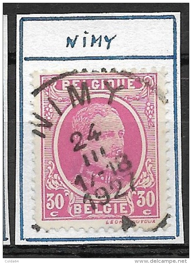 N° 200 Oblitération "NIMY" - 1922-1927 Houyoux