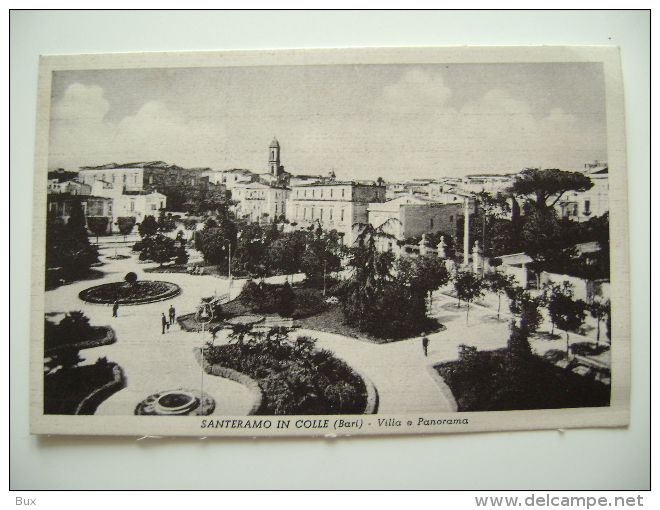 SANTERAMO IN COLLE    BARI PUGLIA   VIAGGIATA  COME DA FOTO FORMATO PICCOLO - Altamura