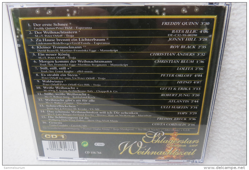 CD "Schlagerstars Singen Zur Weihnachtszeit" CD 1 - Weihnachtslieder