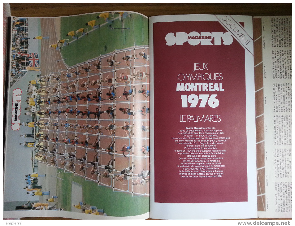 Revue Sports Magazine - L´adieu à Montréal - Août 1976 - Numéro 9 - 76 Pages (Comaneci, Palmarès Complet...) - Sport