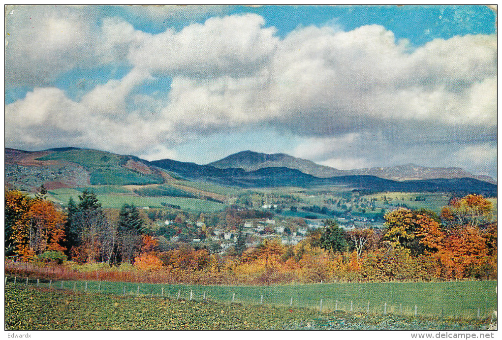 Ben Vrackie, Pitlochry, Perthshire, Scotland Postcard Posted 1963 Stamp - Perthshire