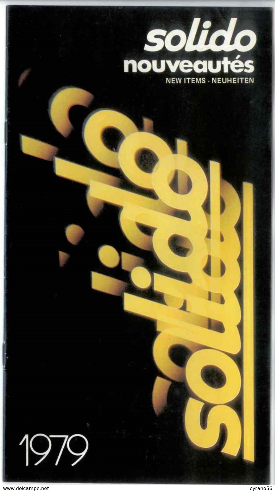 Catalogue SOLIDO 1979 Nouveautés - Catalogues & Prospectus