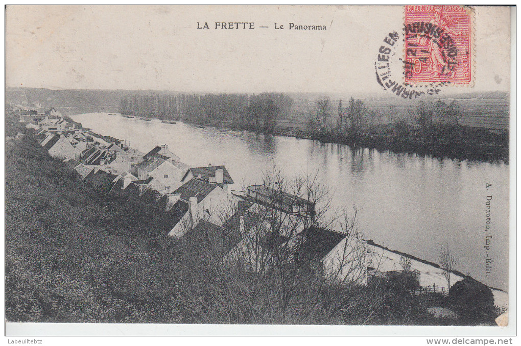LA FRETTE - Le Panorama  PRIX FIXE - La Frette-sur-Seine