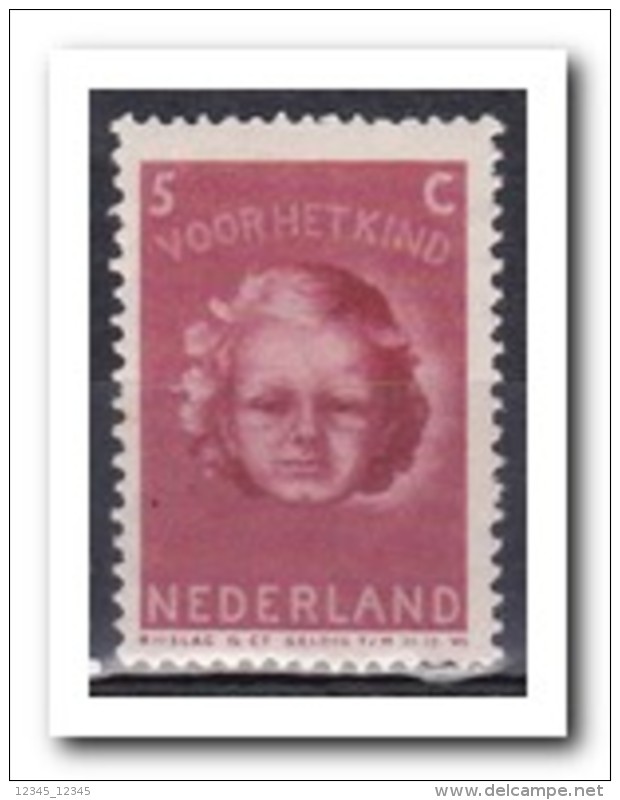 Nederland 1945, Postfris MNH, 446 PM5 - Errors & Oddities