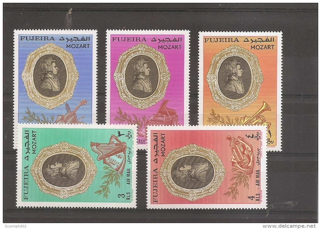 Musique -Mozart ( 770/774 XXX -MNH- De Fujeira) - Muziek