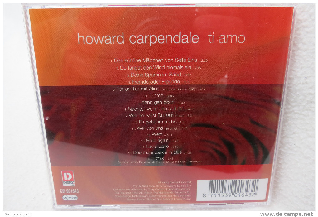 CD "Howard Carpendale" Ti Amo - Hit-Compilations