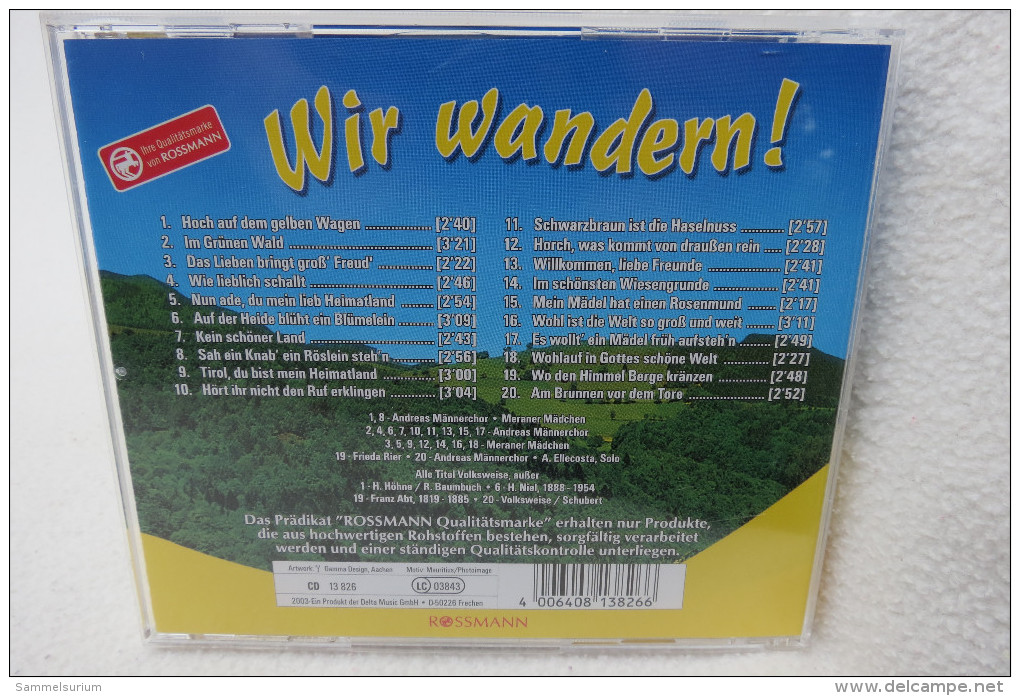 CD "Wir Andern!" Die Schönsten Wanderlieder Zum Mitsingen - Andere - Duitstalig
