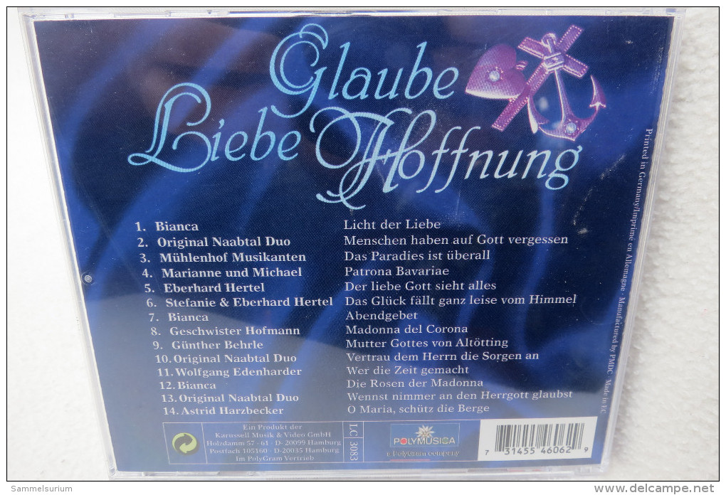CD "Glaube, Liebe, Hoffnung" Volksmusik - Sonstige - Deutsche Musik