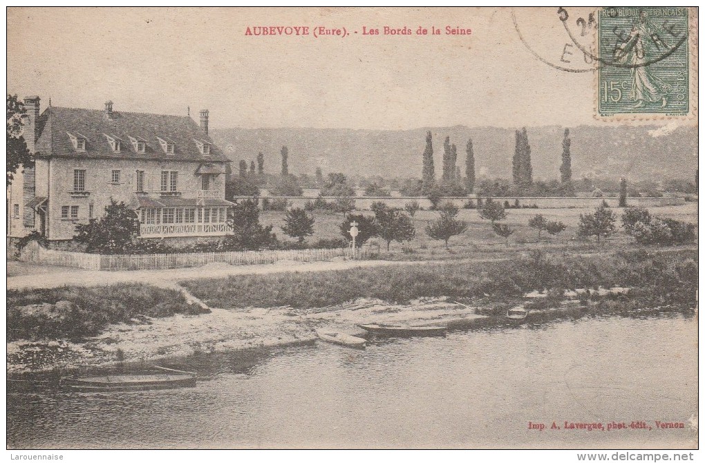27 - AUBEVOYE - Les Bords De La Seine - Aubevoye