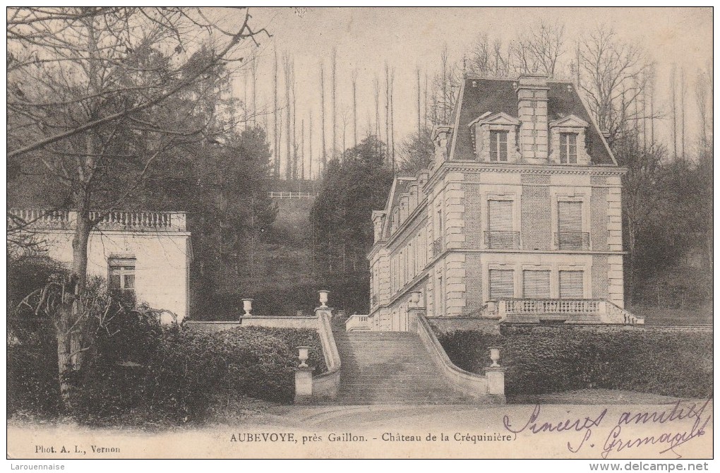 27 - AUBEVOYE - Château De La Créquinière - Aubevoye