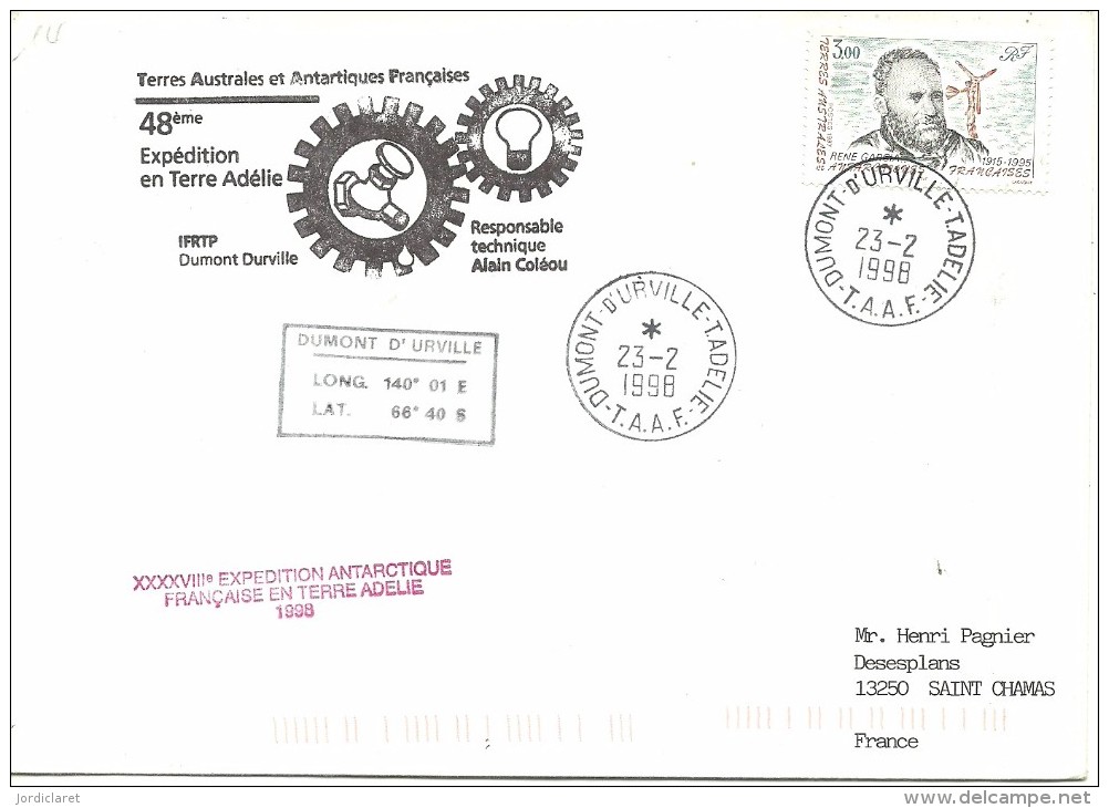 TAAF 1998 - Spedizioni Antartiche